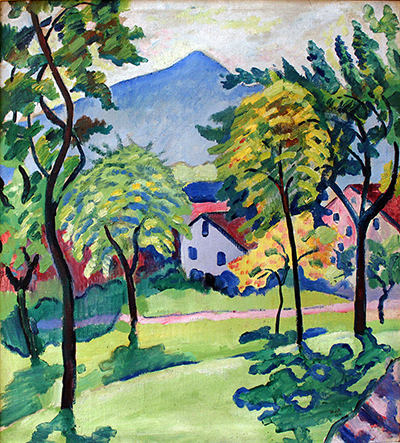 Tegernsee Landscape August Macke